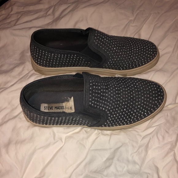 ⚡️STEVE MADDEN Studded Slip-on Sneaker ‘Excitt’ Stylish Casual Shoe | Size 8 - Picture 7 of 9